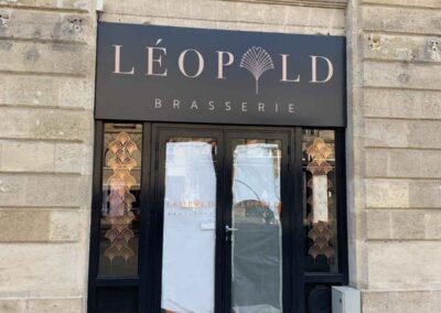 Travaux d'électricité à la brasserie Léopold à Bordeaux